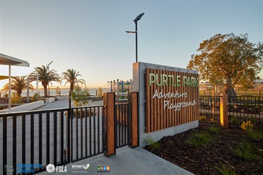 Purtle Park Adventure Playground entrance