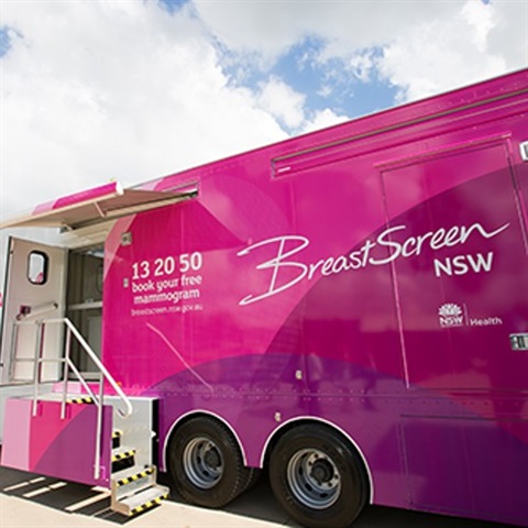Breast Screen NSW Van