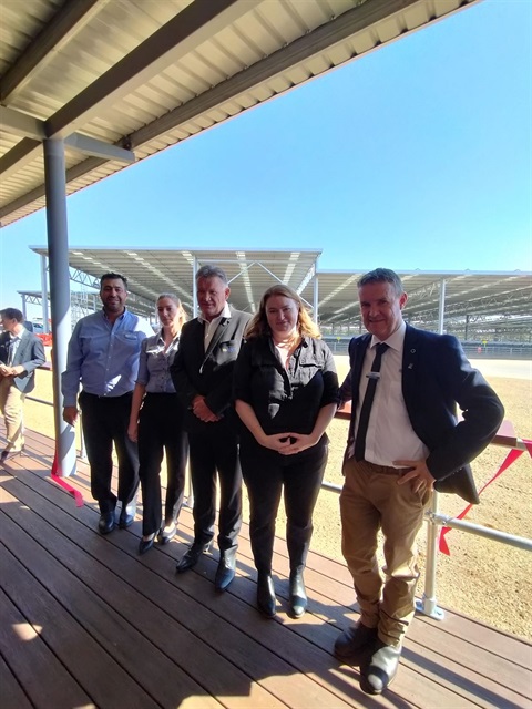 Corowa-Saleyards-opening-David-Coppolino-Angela-Reidy-Mayor-Pat-Bourke-Minister-Tara-Moriarty-Adrian-Butler.jpg