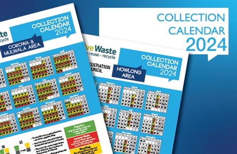 Kerbside bin collection calendar 2024
