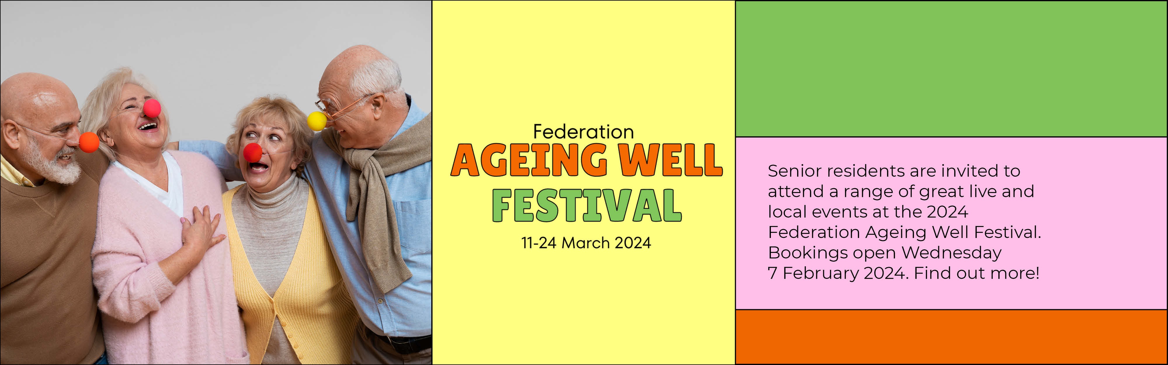 Ageing Well Festival March 2024 banner