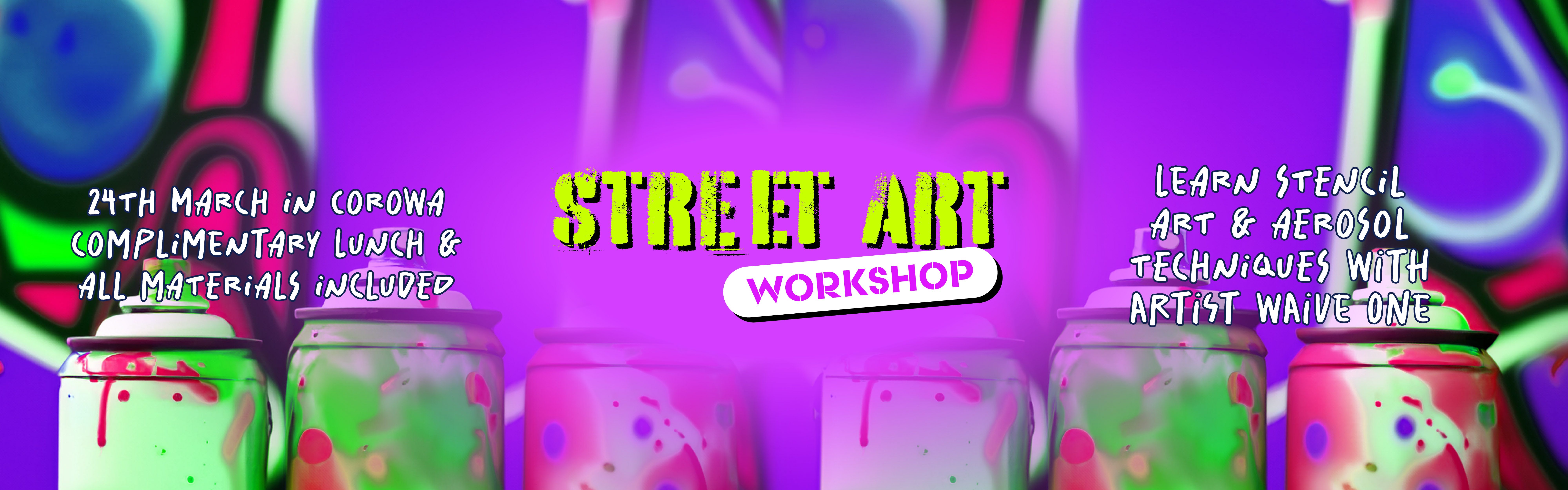 Street Art Workshop Web Banner