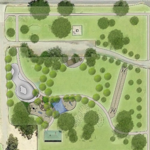 Lowe Square playground sketch